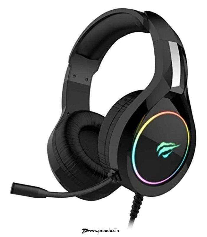 Havit H2232d Wired Over-Ear Gaming Headset with Boom Mic & RGB LED preodux.in