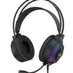 ZEBRONICS Jupiter 3.5mm Premium Gaming Over Ear Headphone with 50mm Neodymium Drivers, Extra Soft Ear Cushion,Suspension Headband, Braided Cable,Volume Controller, Multicolor Lights, Pop Filter pr