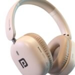 Portronics Muffs M6 Wireless Over-Ear Headphones, 40H Playtime, BT 5.4 (Beige) preodux.in