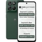 Motorola G67 Power 5G (Pantone Cilantro, 8GB RAM, 128GB Storage) 6.7 FHD+ 120Hz LCD Display Snapdragon 7s Gen2 Processor 50MP + 8MP UW Camera 7000mAh Battery with 30W Charger IP64 preodux.in