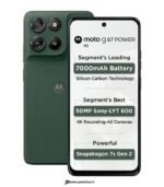 Motorola G67 Power 5G (Pantone Cilantro, 8GB RAM, 128GB Storage) 6.7 FHD+ 120Hz LCD Display Snapdragon 7s Gen2 Processor 50MP + 8MP UW Camera 7000mAh Battery with 30W Charger IP64 preodux.in