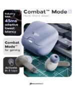 GOBOULT Z40 True Wireless Earbuds, 60H Playtime, ENC Mic, Low Latency Gaming, IPX5 (Lavender) preodux.in
