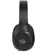 Zebronics Thunder Neo Wireless Bluetooth Headphones, 50H Playback, ENC (Black) preodux.in