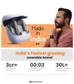 GOBOULT Z40 True Wireless Earbuds, 60H Playtime, ENC Mic, Low Latency Gaming, IPX5 (Lavender) preodux.in
