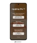 realme P4 5G (Steel Grey, 6GB RAM, 128GB Storage) 6.77 144Hz AMOLED Display Dimensity 7400 Ultra 50MP OIS Camera 7000mAh Battery, 80W Fast Charging Android 15 5G Smartphone preodux.in