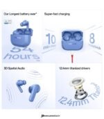 OnePlus Nord Buds 3r True Wireless Earbuds, 54H Playtime, 3D Spatial Audio, Dual-Device Connectivity (Aura Blue) preodux.in
