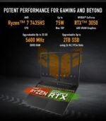 ASUS TUF Gaming A15, AMD Ryzen 7 7435HS, RTX 3050 4GB, 16GB RAM, 512GB SSD, 15.6 144Hz FHD preodux.in