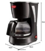 Pigeon Brewster 600-Watt 4-Cup Drip Coffee Maker (Black) preodux.in