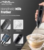 Rechargeable Electric Coffee Maker & Milk Frother with Dual Spring Tech by GetSetNova preodux.in