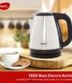Pigeon Amaze Plus 1.5L Electric Kettle, 1300W Stainless Steel (Silver) preodux.in