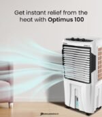 Crompton Optimus 100L Desert Air Cooler with Ice Chamber & Honeycomb Pads preodux.in