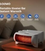 Amazon Brand - Solimo 2000W Portable Room Heater with Adjustable Thermostat (White) preodux.in