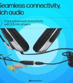 HP B4B09PA Wired On-Ear Headphones with Noise Cancelling Mic (Foldable) preodux.in