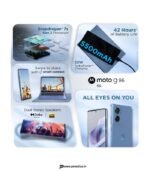 Motorola G96 144Hz 3D Curved pOLED (ASHLEIGH BLUE, 8GB RAM, 128GB Storage) preodux.in