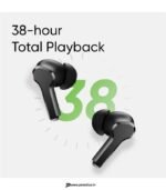 realme Buds T110 True Wireless Earbuds, AI ENC, 38H Playtime, Low Latency Gaming, Fast Charge (Punk Black) preodux.in