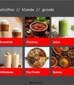 NutriPro 500-Watt Juicer Mixer Grinder & Smoothie Maker (2 Jars, Silver) preodux.in