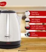 Pigeon Amaze Plus 1.5L Electric Kettle, 1300W Stainless Steel (Silver) preodux.in