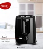 Pigeon 2-Slice Auto Pop-Up Bread Toaster 750W (Black) preodux.in