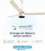 Atomberg Renesa Enzel 1200mm 5-Star BLDC Ceiling Fan with Remote (Seasand Ivory) preodux.in