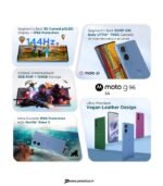 Motorola G96 144Hz 3D Curved pOLED (ASHLEIGH BLUE, 8GB RAM, 128GB Storage) preodux.in