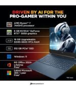 HP Victus Gaming Laptop, AMD Ryzen 7 7445HS, RTX 3050 6GB, 16GB DDR5, 512GB SSD, 15.6 144Hz FHD preodux.in