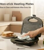 Prestige PGMFB 800-Watt Grill Sandwich Toaster with Fixed Plates (Black) preodux.in