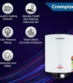 Crompton 25L Energy Efficient Electric Storage Geyser with 3-Level Safety preodux.in