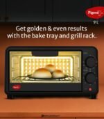 Pigeon 9-Liter Oven Toaster Grill (OTG) for Baking & Grilling (Grey) preodux.in