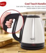 Pigeon Amaze Plus 1.5L Electric Kettle, 1300W Stainless Steel (Silver) preodux.in