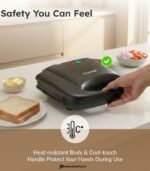 Prestige PGMFB 800-Watt Grill Sandwich Toaster with Fixed Plates (Black) preodux.in