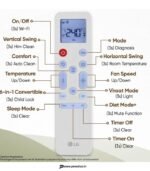 LG 1.5 Ton 5-Star AI Convertible 6-in-1 Smart Inverter Split AC (Copper Condenser, White) preodux.in