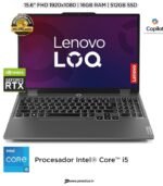 Lenovo LOQ 15IAX9 Gaming Laptop, Intel Core i5-12450HX, RTX 3050 6GB, 16GB RAM, 512GB SSD, 15.6 FHD preodux.in