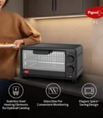 Pigeon 9-Liter Oven Toaster Grill (OTG) for Baking & Grilling (Grey) preodux.in