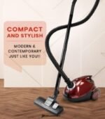 Eureka Forbes Quick Clean DX 1200W Vacuum Cleaner with Reusable Dust Bags (Red) preodux.in