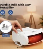 Amazon Brand - Solimo 2000W Portable Room Heater with Adjustable Thermostat (White) preodux.in