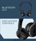 boAt Rockerz 411 Wireless Over-Ear Headphones, 40H Playtime, ENx Tech (Active Black) preodux.in