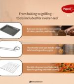 Pigeon 9-Liter Oven Toaster Grill (OTG) for Baking & Grilling (Grey) preodux.in