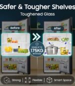 Samsung 256L 3-Star Convertible Frost Free Double Door Refrigerator (Black DOI) preodux.in