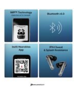 Boat Airdopes Prime 513 ANC, ~32dB Active Noise Cancellation, 65H Battery, Multipoint Connectivity, 4Mics ENx, Bluetooth Earbuds, TWS Ear Buds Wireless Earphones with mic (Carbon Black) preodux.in