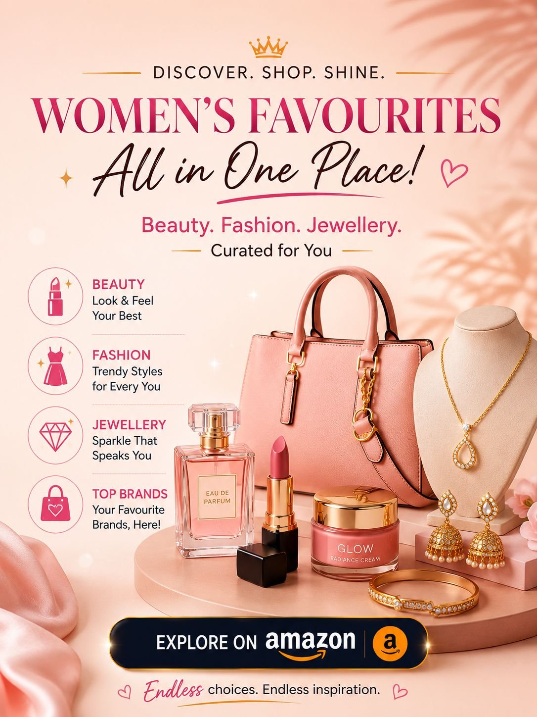 shop on amazon beauty, fashion, jewelry preodux.in